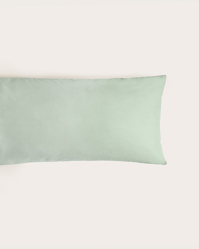 Taie d'oreiller en percale - Coton 180 fils - Vert Mer