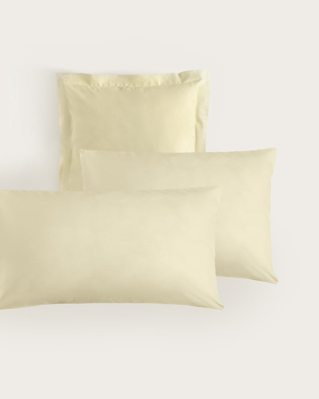 Taie d'Oreiller Percale - Coton 180 fils - Lime