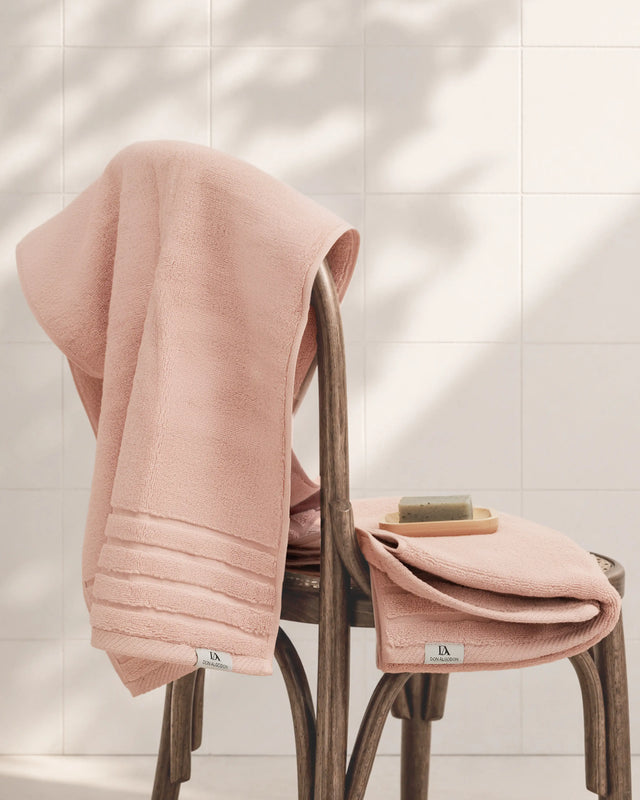 Juego de Toallas Zero Twist - 600 gr/m² - Rosa Palo