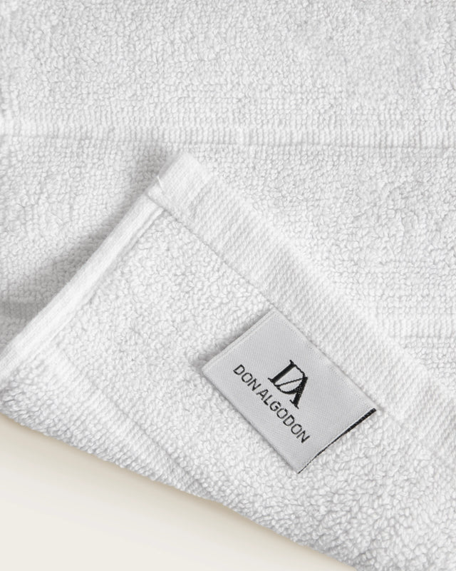 Tapis de Bain Ribs - Coton 1000 g/m² - Blanc