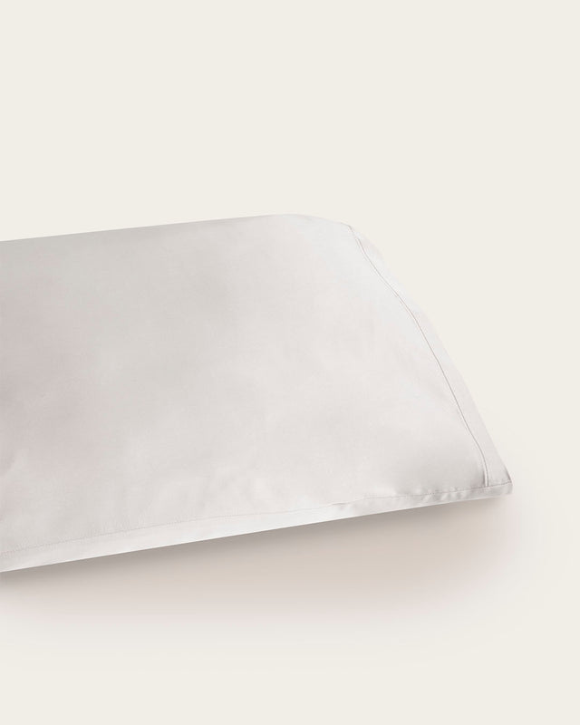 Funda de Almohada Seda de Bambú - Gris