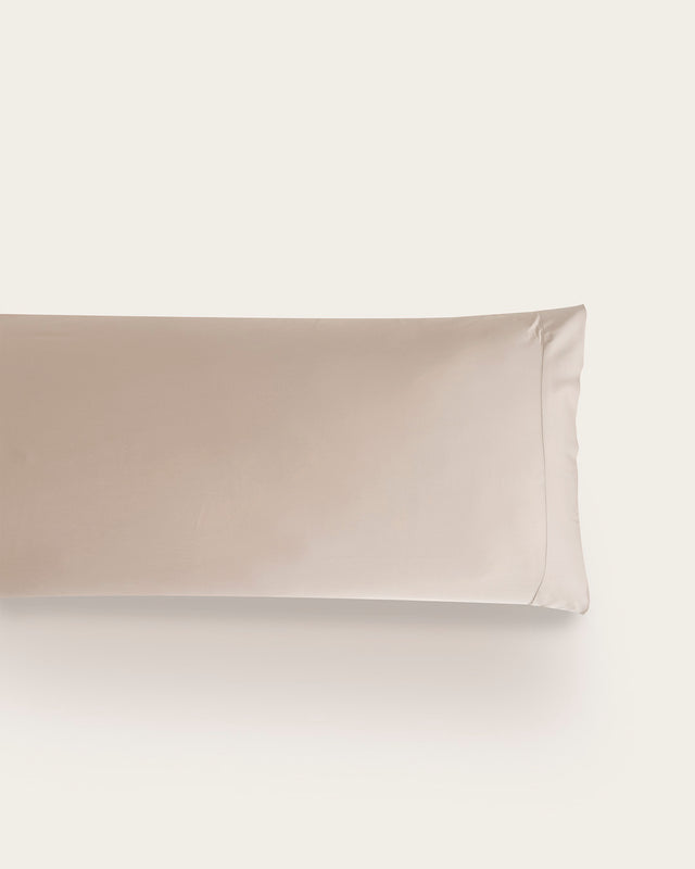 Funda de Almohada Seda de Bambú - Beige