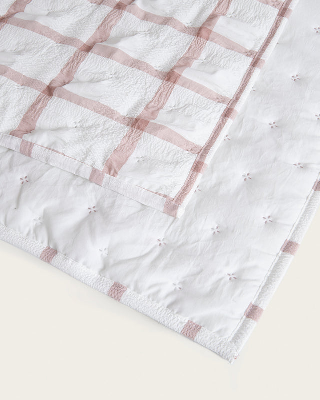 Colcha Hilo Tintado Noa - 100 g/m² - Nude