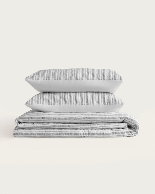 Colcha Hilo Tintado Sorel - 100 g/m² - Gris