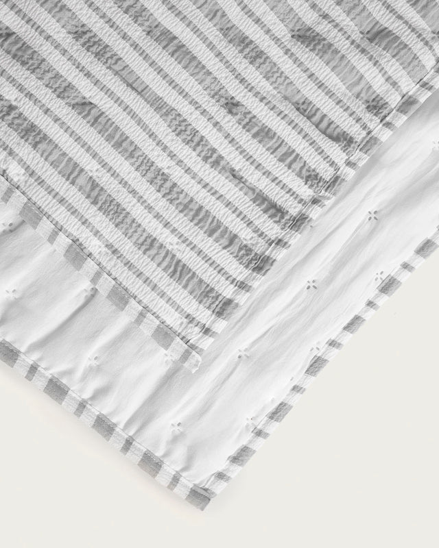 Colcha Hilo Tintado Sorel - 100 g/m² - Gris