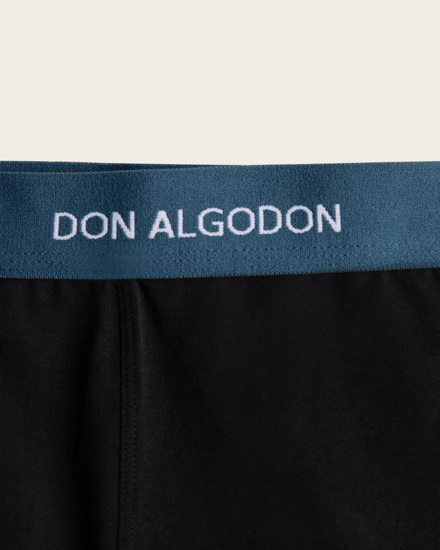 Powdered Effect Boxer Briefs - Cotton - Greenish/Grey
