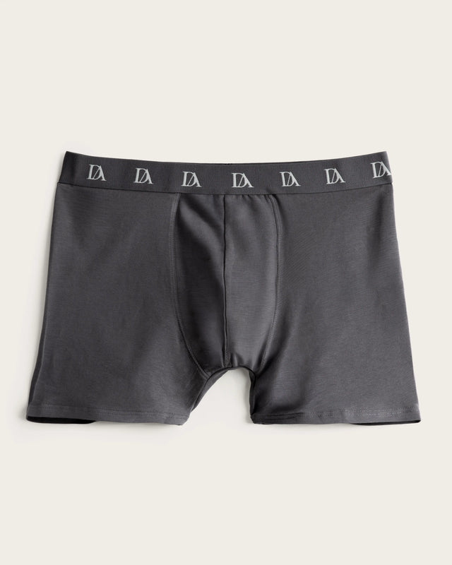 Boomerang Geometric Print Boxer Briefs - Cotton - Green/Navy