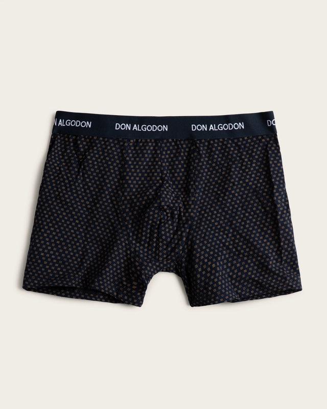 Pack 2 Calzoncillos Bóxer Mosaico - Negro/Marino