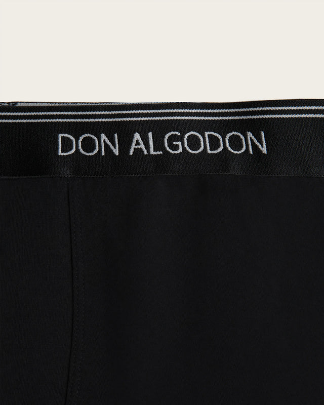 Pack 2 Calzoncillos Bóxer Vintage - Negro/Gris
