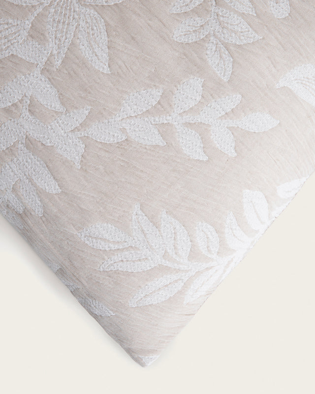 Colcha Reversible Jacquard Indiana - 155 g/m² - Crema