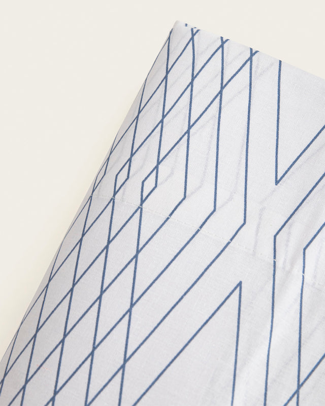 Inara Printed Sheet Set - 150 Thread Count Cotton - Blue