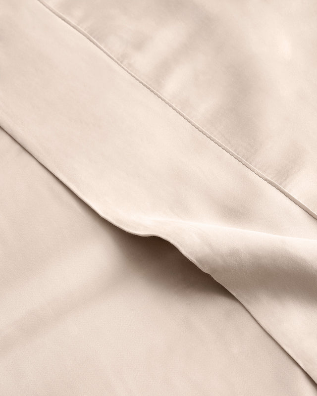 Juego de Sábanas Seda de Bambú - Beige