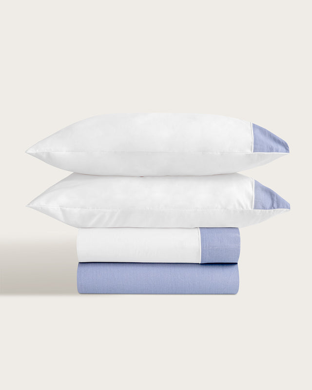 Juego de Sábanas Oxford Algodón - 150 Hilos