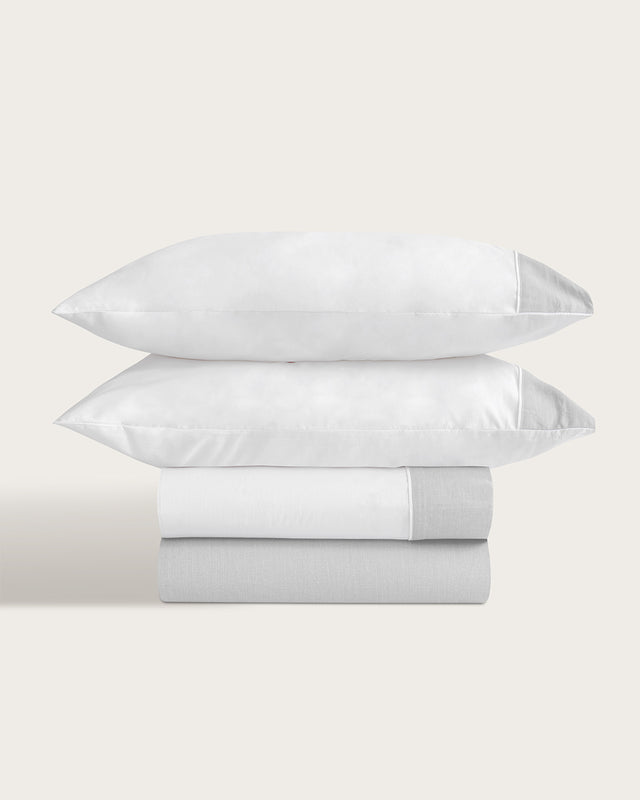 Juego de Sábanas Oxford Algodón - 150 Hilos