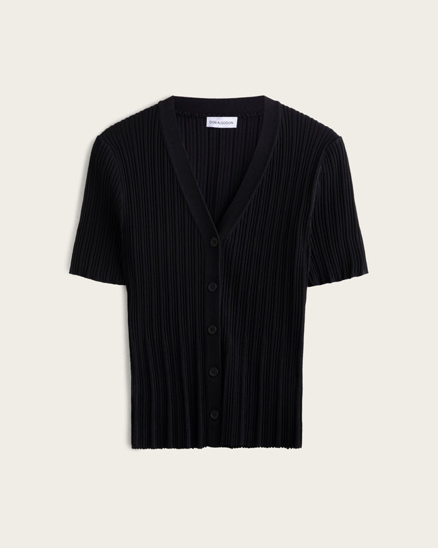 Top Cuello V Manga Corta