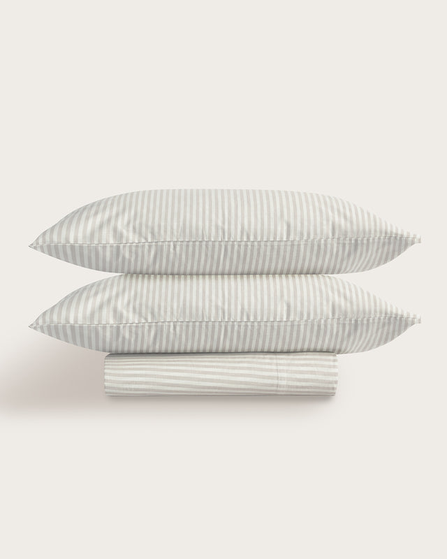 Dúo Nórdico Estampado Olena Algodón - 150 Hilos