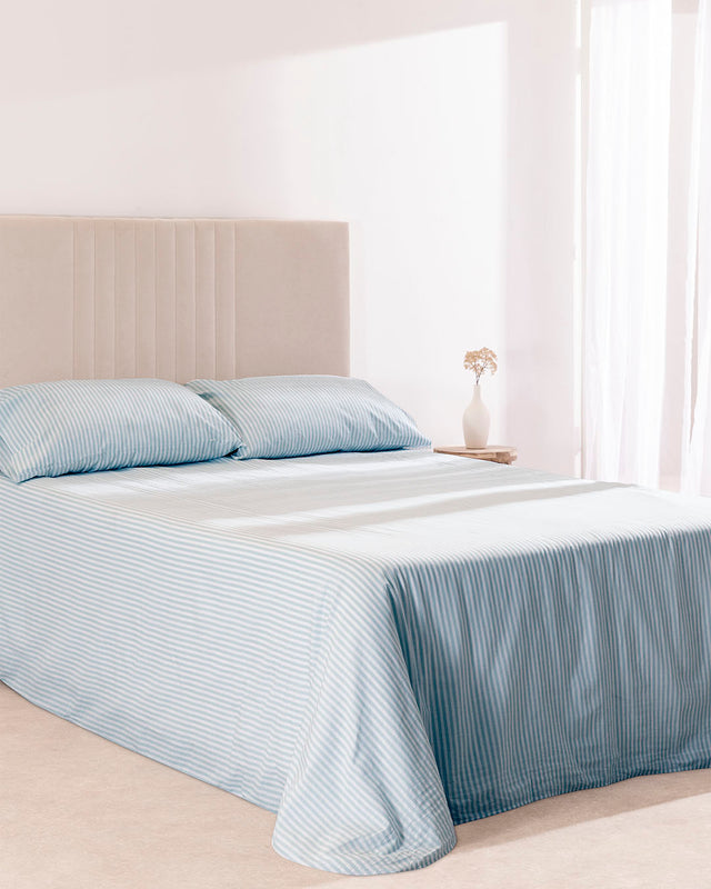 Dúo Nórdico Estampado Olena Algodón - 150 Hilos