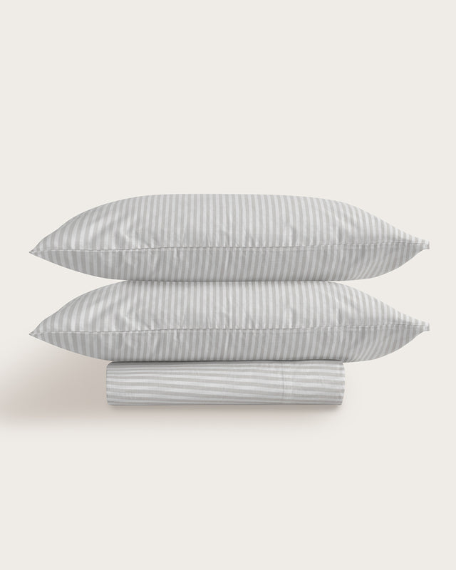 Dúo Nórdico Estampado Olena Algodón - 150 Hilos