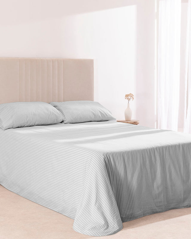 Dúo Nórdico Estampado Olena Algodón - 150 Hilos