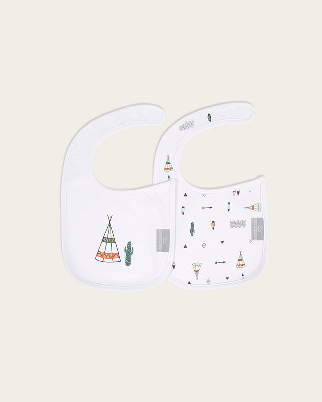 Pack 2 Baberos Aventura - Blanco