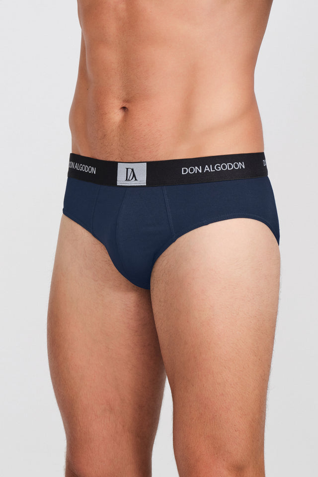 Calzoncillo Slip Básico Hombre Algodón - Pack 2