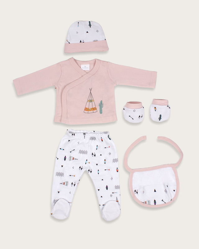 Set de Regalo para Bebé 5 Piezas - Aventura