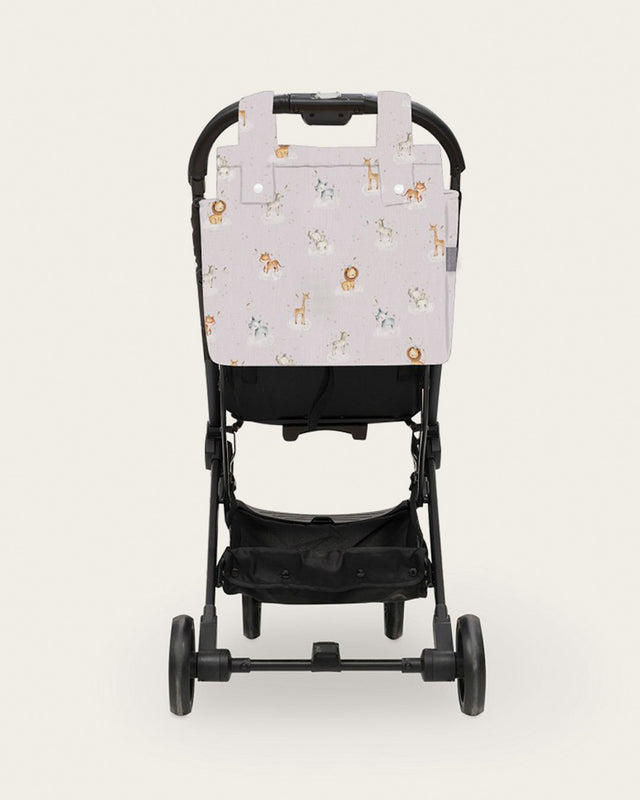Bolso Carro Bebé Animales - Gris