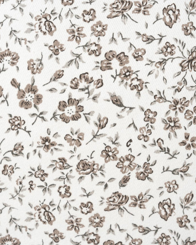 Bolso Carro Bebé Flores - Gris