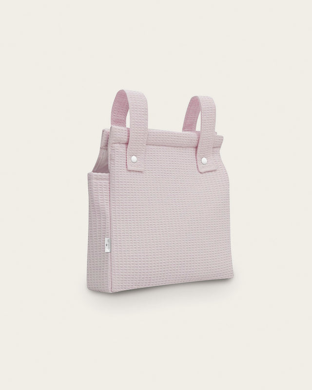Bolso Carro Bebé Nido de Abeja - Rosa