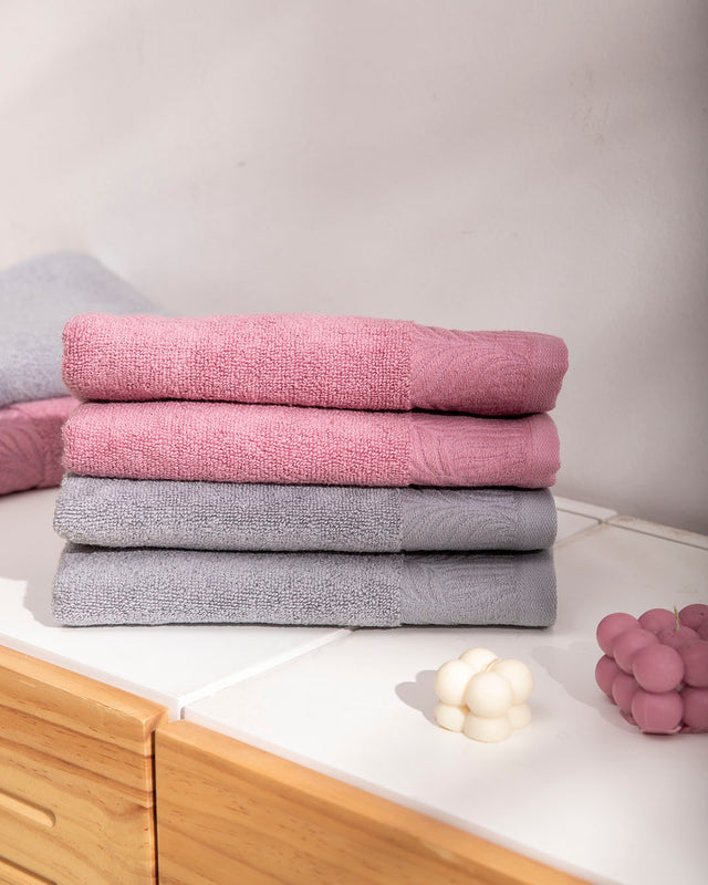 Juego de Toallas Jacquard Llaru Algodón - 450 gr/m²