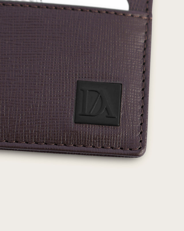 Tarjetero Hombre Marco Protección RFID - Marrón