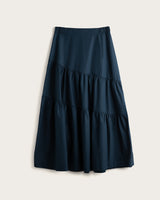 Falda Larga Mujer Flowy - Marino