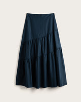 Falda Larga Mujer Flowy - Marino