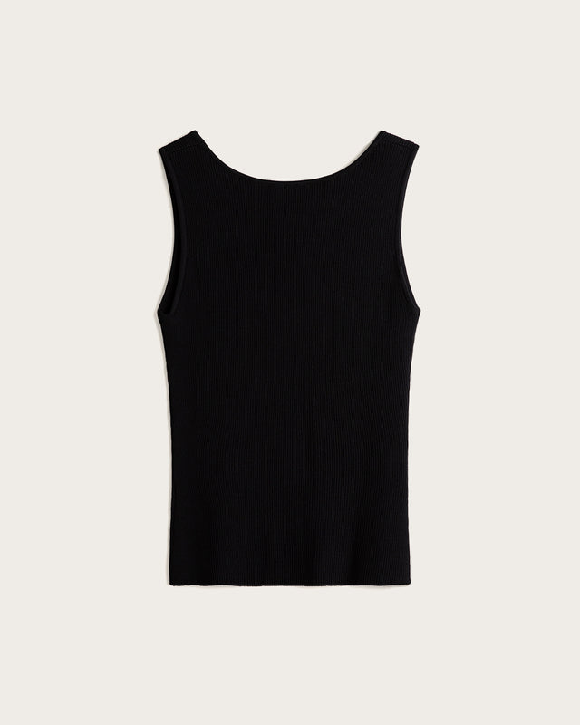 Top Tirante Ancho Mujer Azurine - Negro