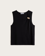 Top Tirante Ancho Mujer Noémie - Negro