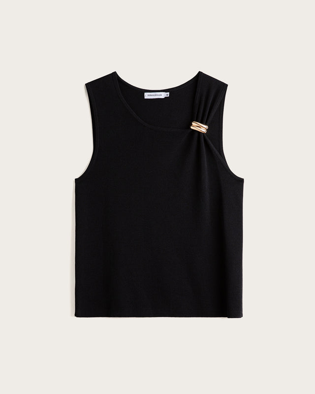 Top Tirante Ancho Mujer Noémie - Negro