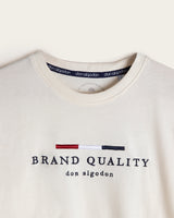 Camiseta Bordada Algodón