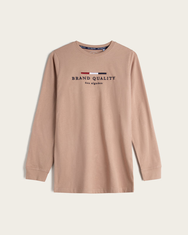 Camiseta Bordada Algodón