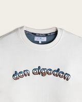 Sudadera Cuello Redondo Bordado 3D Algodón