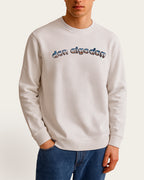 Sudadera Cuello Redondo Bordado 3D Algodón