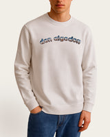 Sudadera Cuello Redondo Bordado 3D Algodón