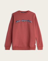 Sudadera Cuello Redondo Bordado 3D Algodón