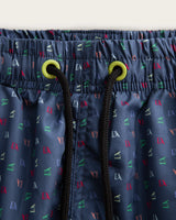Bañador Hombre Estampado - Azul Marino