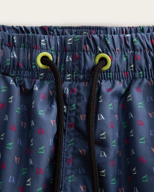 Bañador Hombre Estampado - Azul Marino