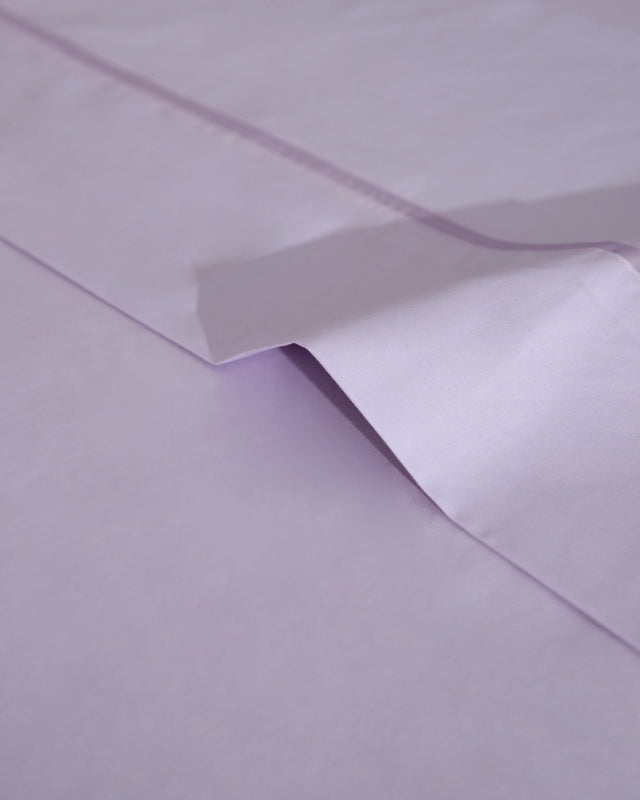 Percale Top Sheet - 180 Thread Count Cotton - Lavender
