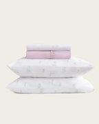 Juego de Sábanas Estampadas Amaris - Algodón 150 hilos - Malva