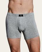 Caleçon Boxer Simple - Coton - Gris Clair