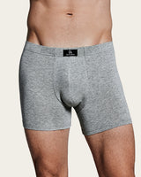 Caleçon Boxer Simple - Coton - Gris Clair