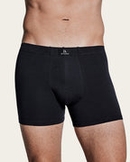 Caleçon boxer simple - Coton - Gris foncé