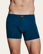 Caleçon boxer simple - Coton - Verdâtre